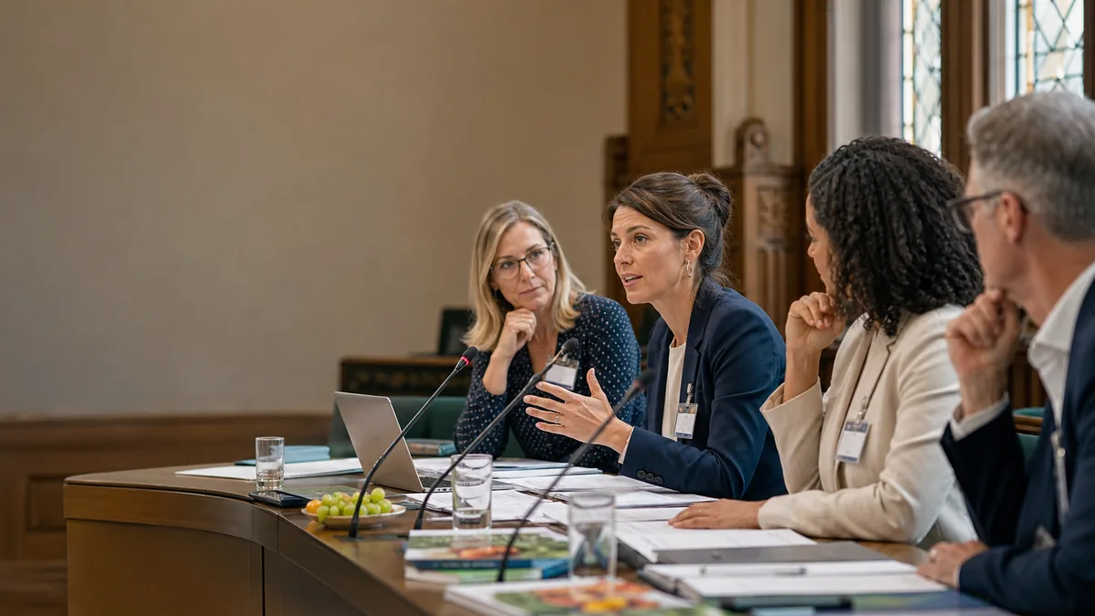 FNTP representatives speaking for nutritional therapists in a policy setting